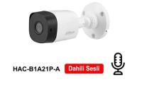 DAHUA 2MP Sesli 3.6mm 4ın1 IR BULLET HD-CVI KAMERA HD-HAC-B1A21P-A AHD-CVI KAMERA BULLET  KAMERA